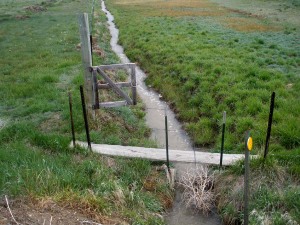 Irrigation ditch in Colorado