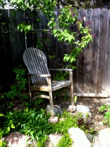 backyard chair