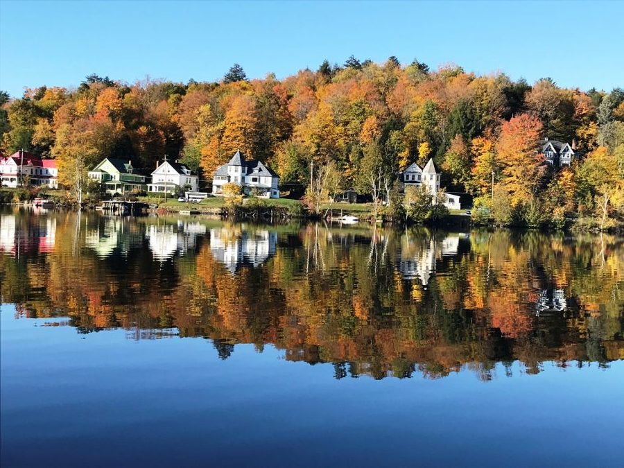 Peak colors in Saranac Lake NY, 2019 